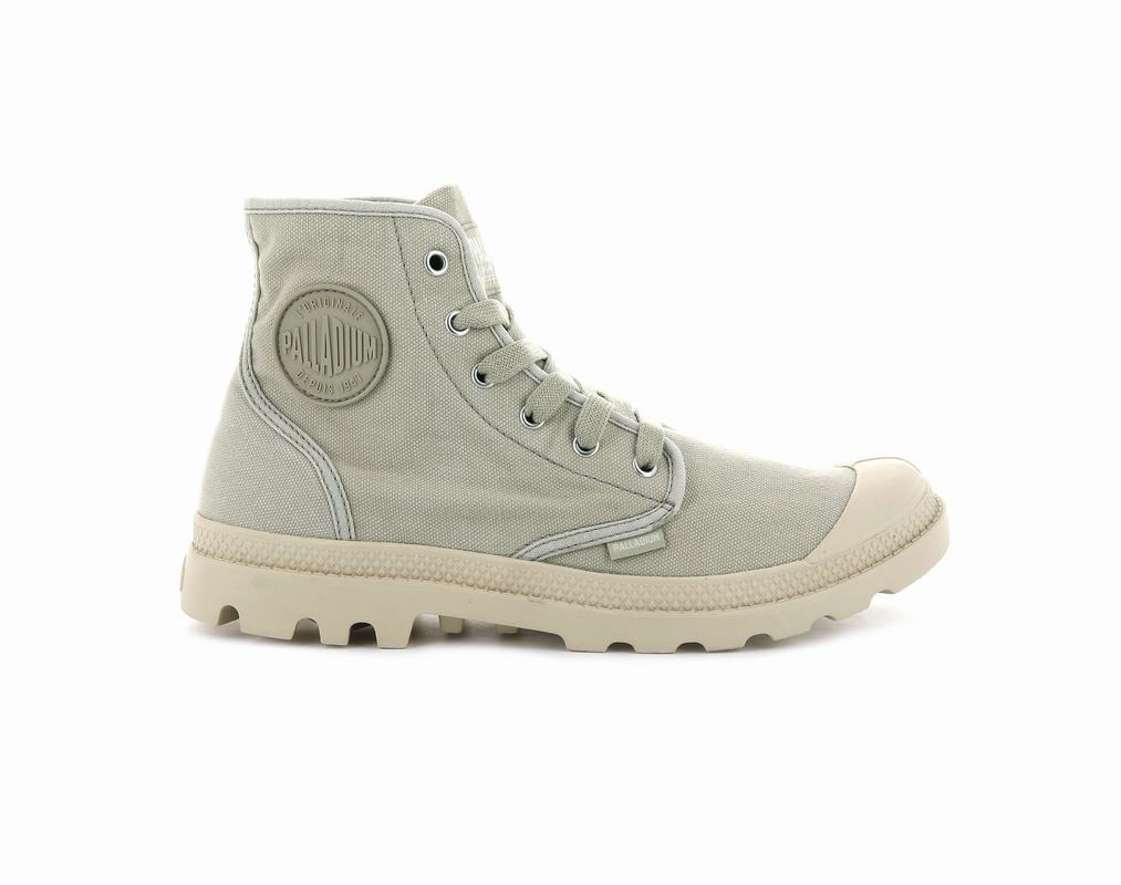 Palladium Pampa Hi Men's Boots Light Green (GOKZ49170)